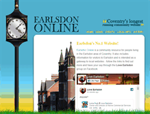 Tablet Screenshot of earlsdon.org.uk